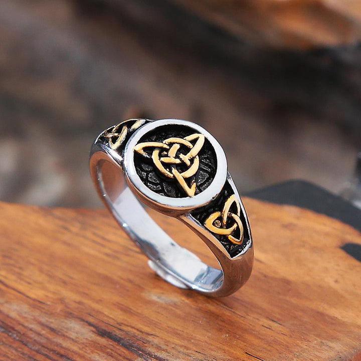 WorldNorse Vintage Triangle Viking Ring - image 7