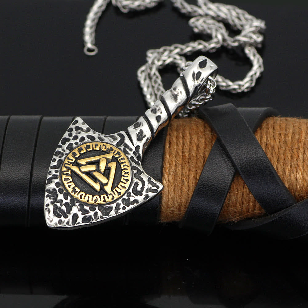WorldNorse Norse Warrior Talisman With Odins Symbol Necklace