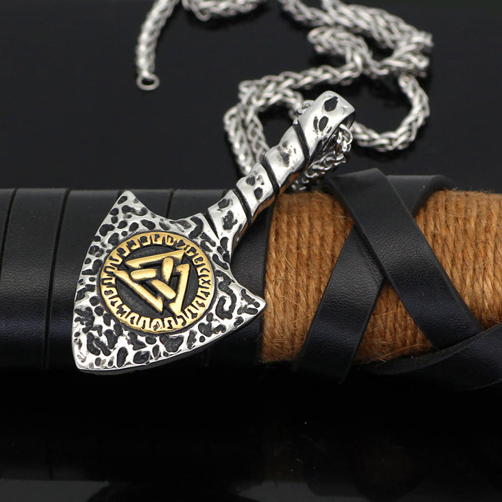 WorldNorse Norse Warrior Talisman With Odins Symbol Necklace