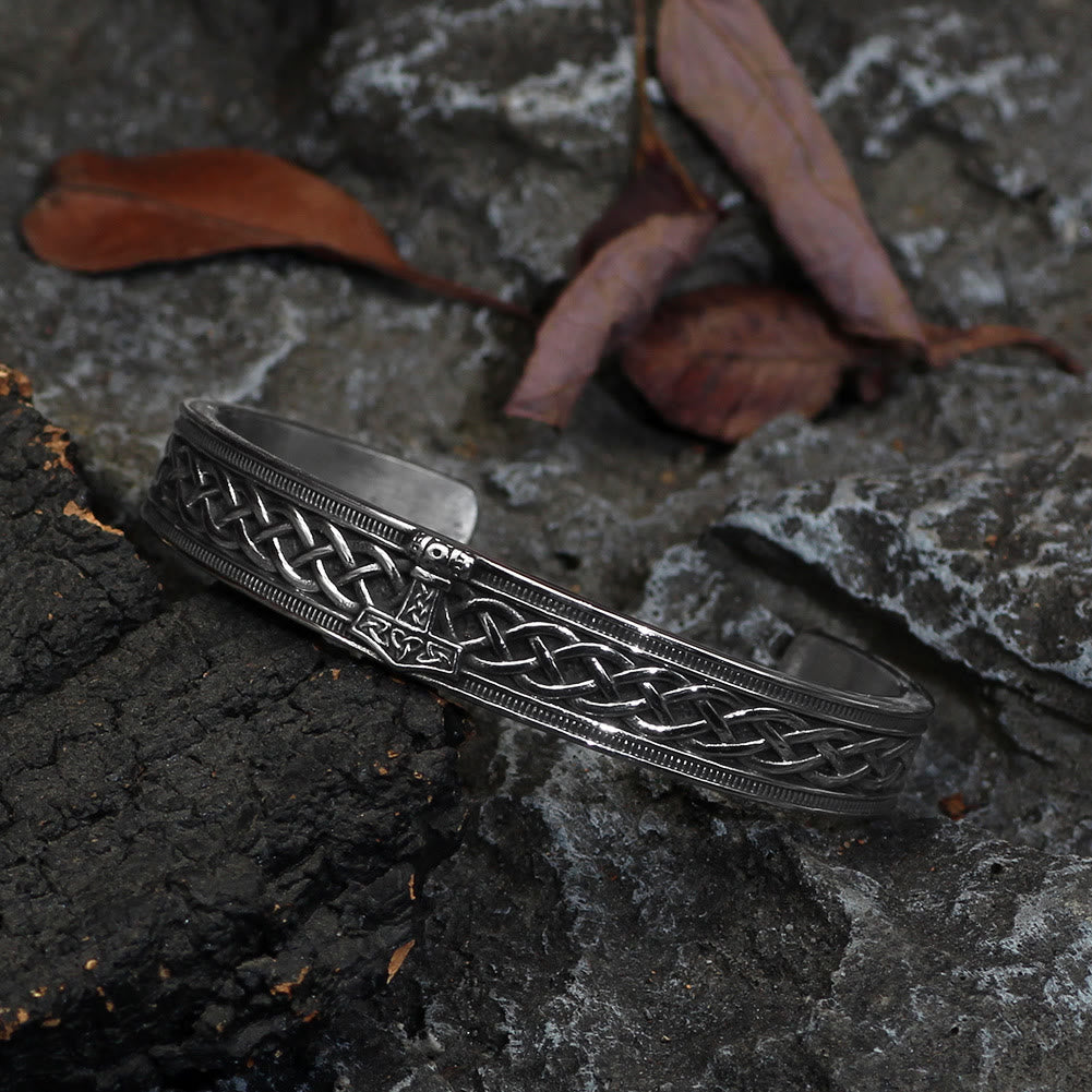 WorldNorse Stainless Steel Vikings Style Mjolnir Bracelet