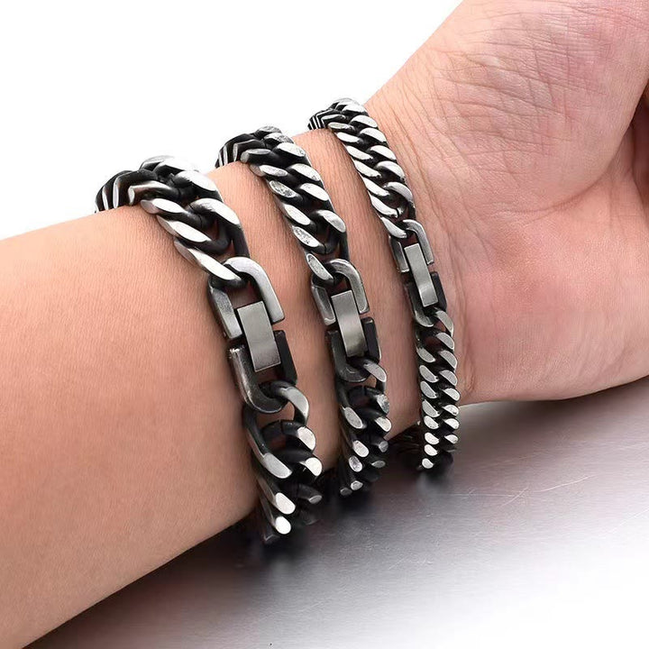 WorldNorse Thick Chain Dragon Weave Cuban Bracelet - image 10