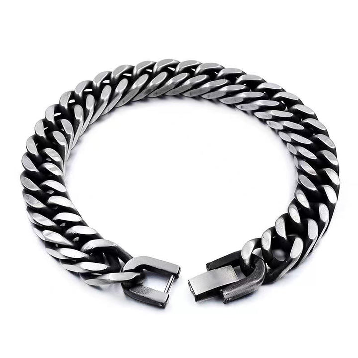 WorldNorse Thick Chain Dragon Weave Cuban Bracelet - image 12