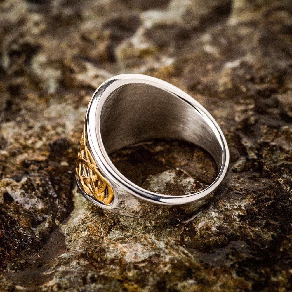 WorldNorse Punk Retro Vegvisir And Celtic Knot Ring - image 6