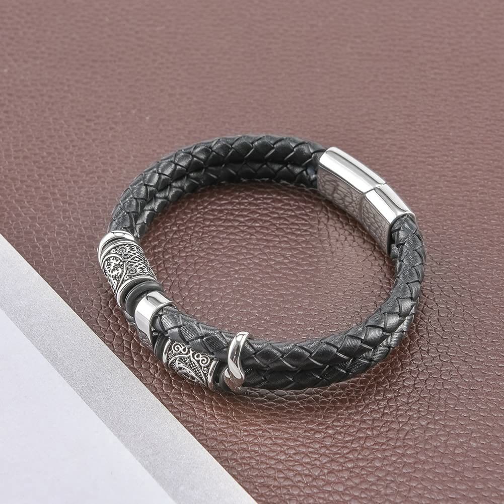 WorldNorse Celtic Knot And Viking Compass Stainless Steel Bracelet - image 9