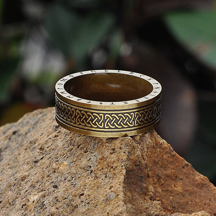 WorldNorse Odin Celtic Knot Rune Stainless Steel Ring - image 15