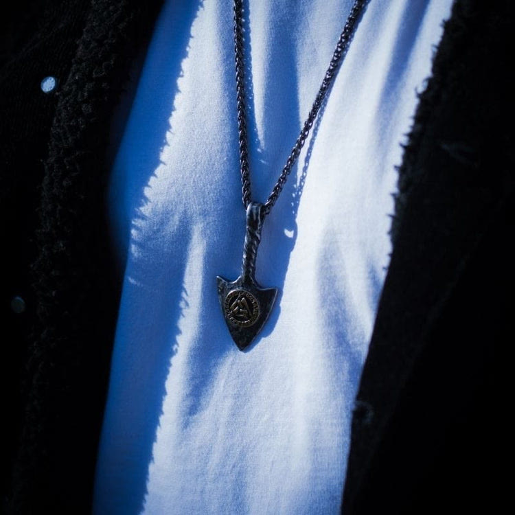 WorldNorse Norse Warrior Talisman With Odins Symbol Necklace