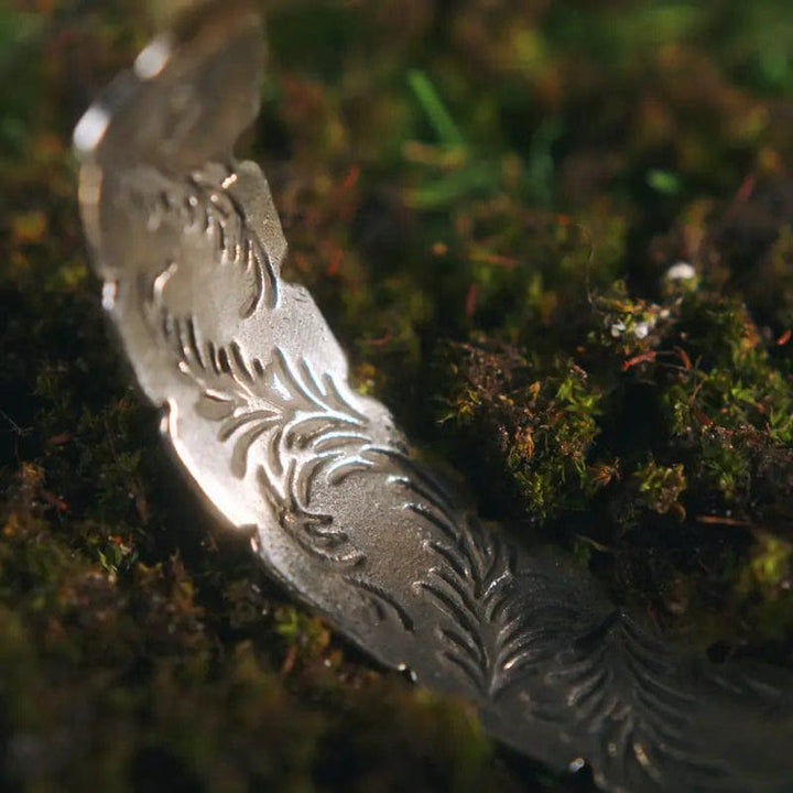 WorldNorse Huginn & Muninn Feather Bracelet - image 4