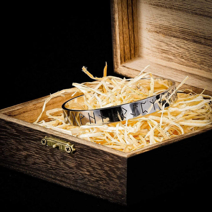 WorldNorse Nordic Rune Stainless Steel Bracelet