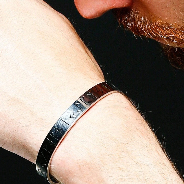 WorldNorse Nordic Rune Stainless Steel Bracelet