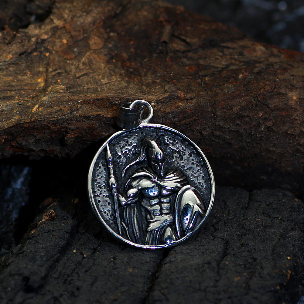 WorldNorse Spartacus Warrior Shield Pendant Necklace