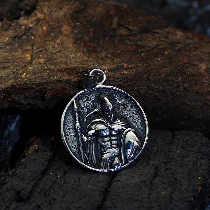 WorldNorse Spartacus Warrior Shield Pendant Necklace