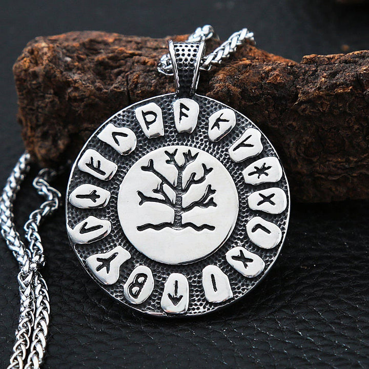 WorldNorse Tree Of Life And Rune Symbol Necklace