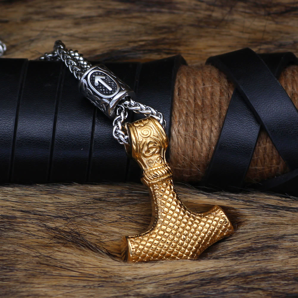 WorldNorse Viking Mjolnir Thor’s Hammer Necklace - image 7