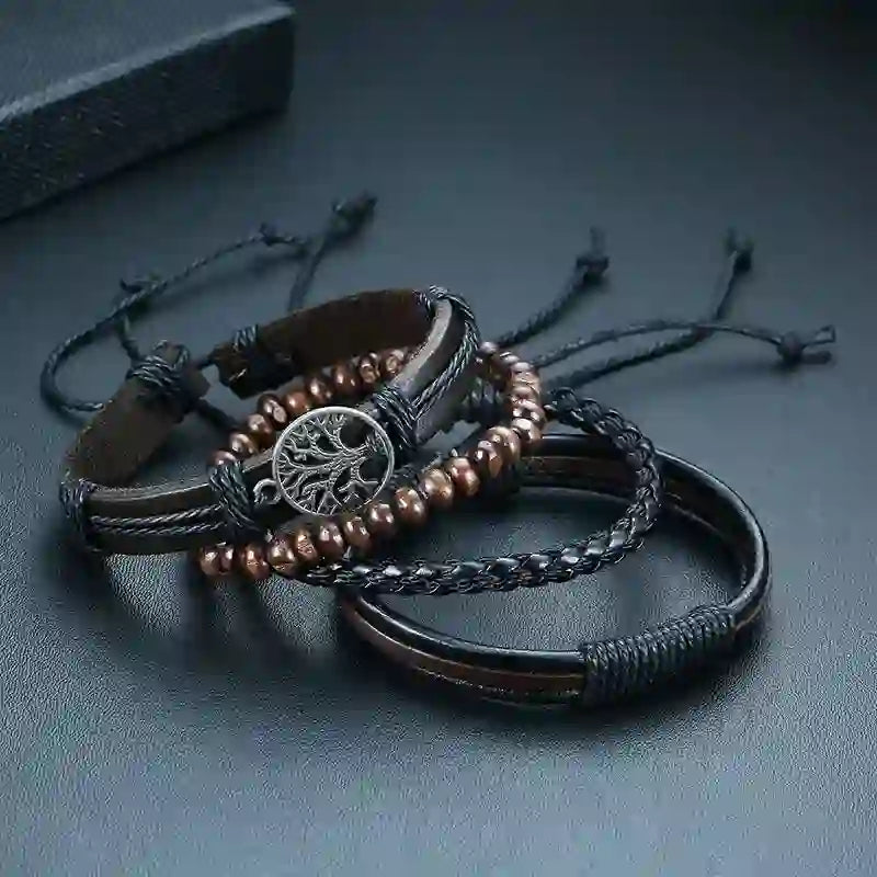 WorldNorse Tree Of Life Handmade Leather Bracelet - image 6