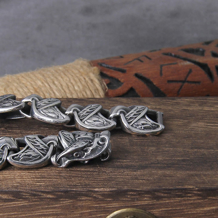 WorldNorse The Gilded Serpent Scale Viking Bracelet - image 4