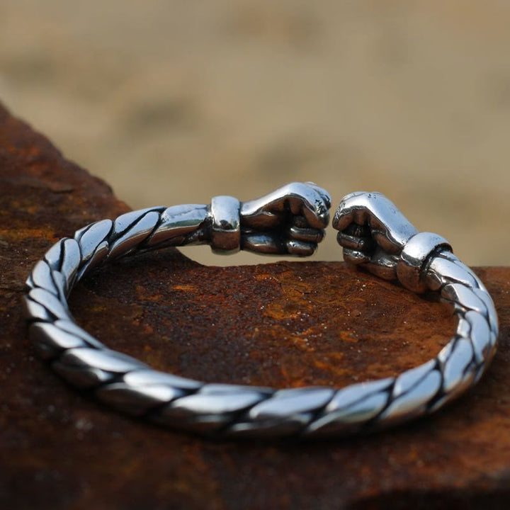 WorldNorse Power In The Hand Double Fist Vintage Bracelet - image 3