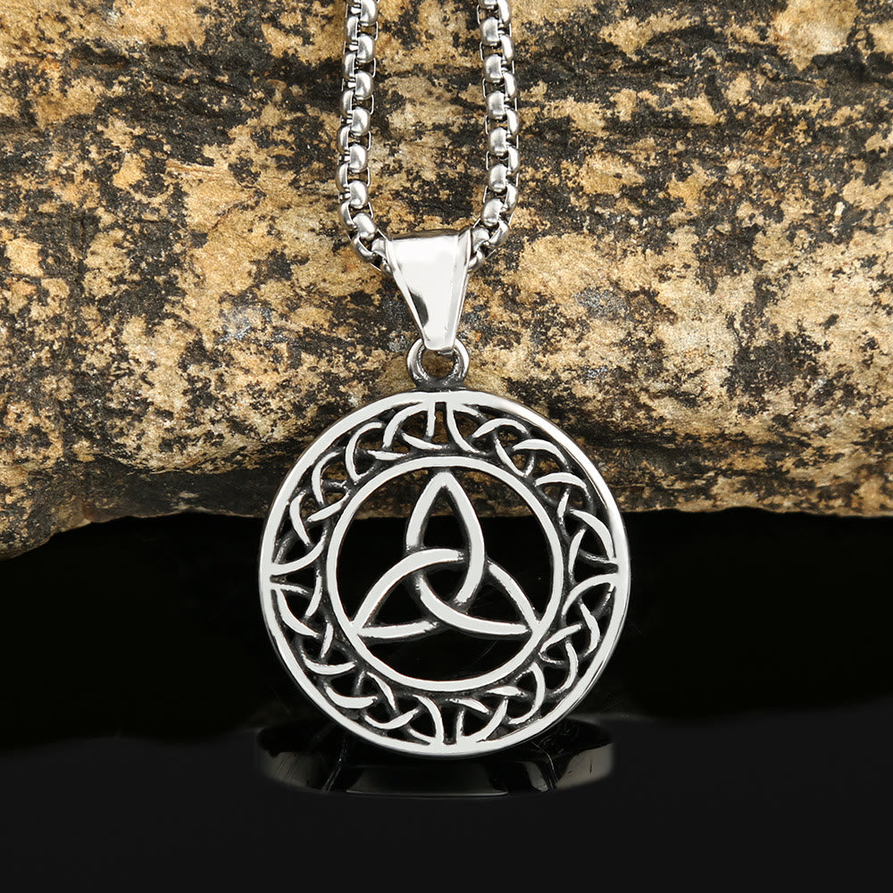WorldNorse Nordic Triquetra Celtic Trinity Knot Necklace
