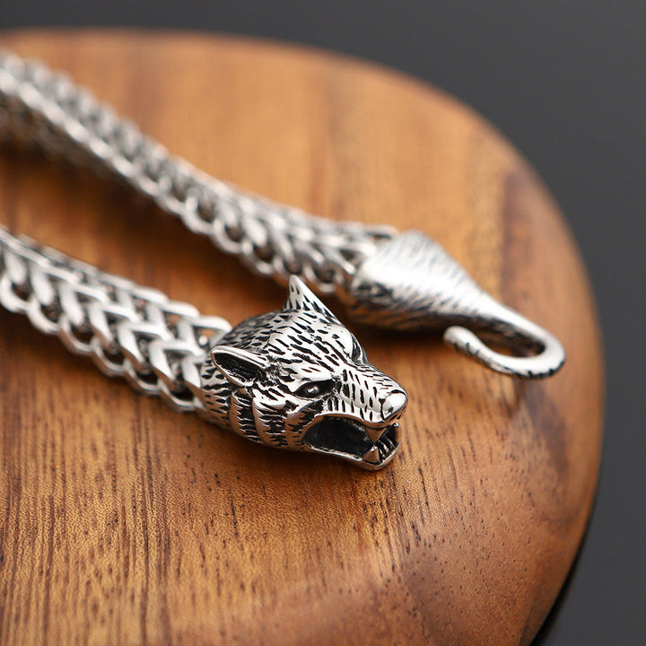 WorldNorse Norse Viking Amulet Odin's Wolf Bracelet