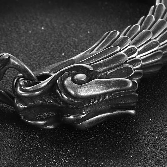 WorldNorse Dragon Scale Stainless Steel Bracelet