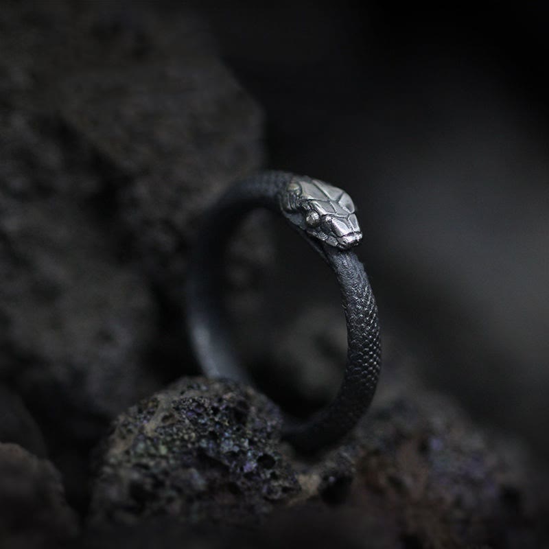 WorldNorse Viking Ouroboros Unisex Adjustable Ring