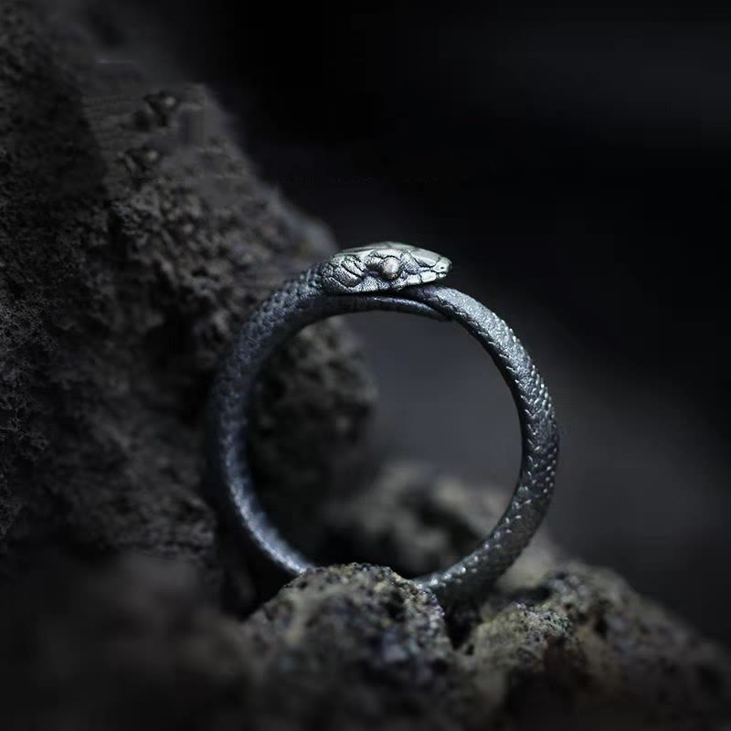 WorldNorse Viking Ouroboros Unisex Adjustable Ring