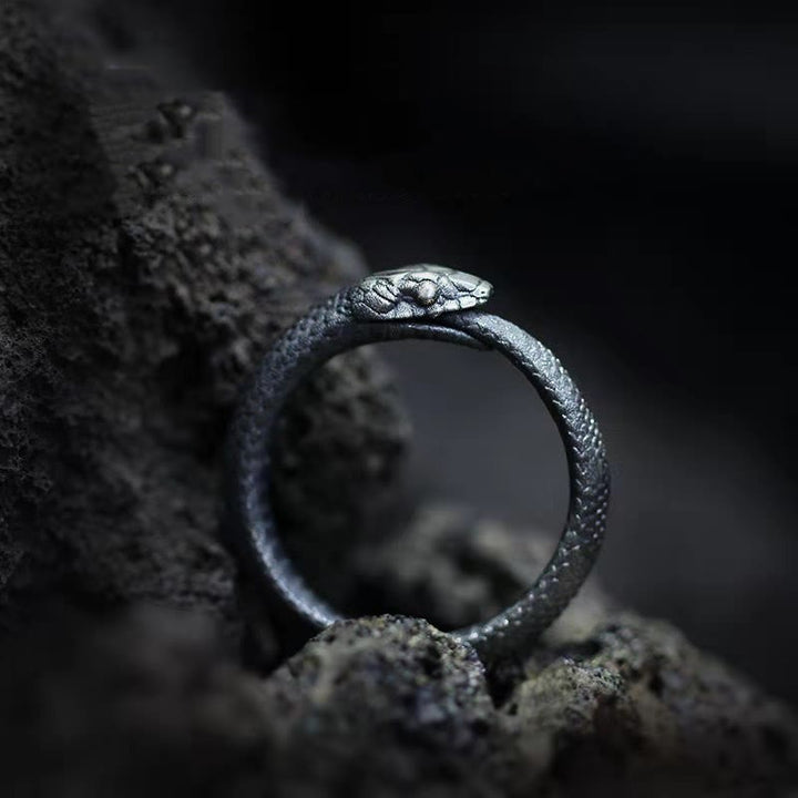 WorldNorse Viking Ouroboros Unisex Adjustable Ring