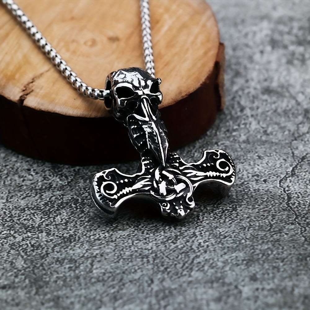 WorldNorse Norse Style Mjolnir Thor's Hammer Necklace