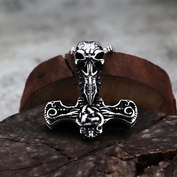 WorldNorse Norse Style Mjolnir Thor's Hammer Necklace