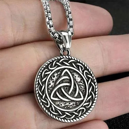 WorldNorse Viking Rune With Celtic Triquetra Trinity Necklace - image 2