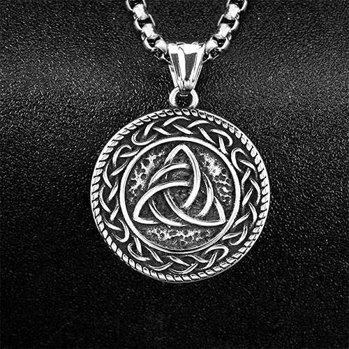 WorldNorse Viking Rune With Celtic Triquetra Trinity Necklace - image 3