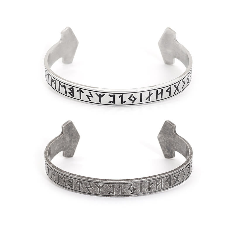 WorldNorse Mjolnir Celtic Knot Bangle Rune Bracelet