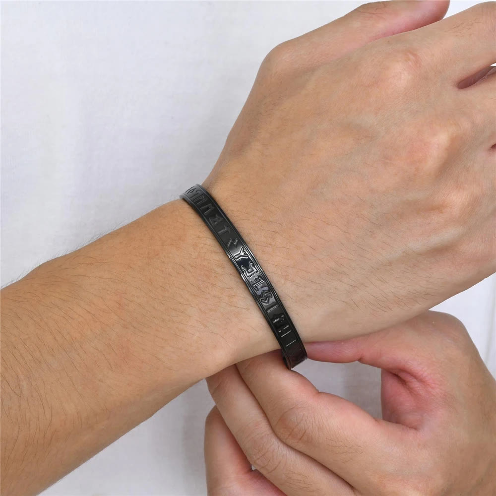 WorldNorse Mjolnir Celtic Knot Bangle Rune Bracelet
