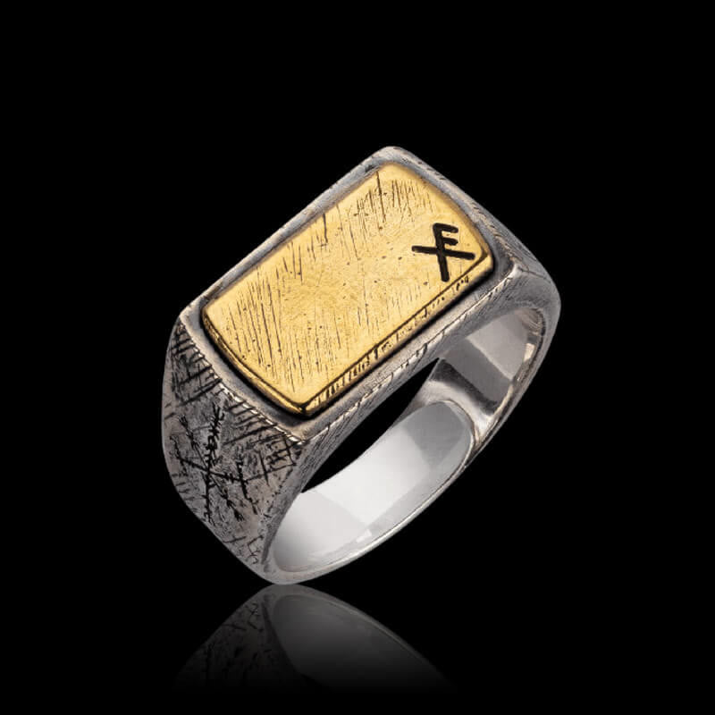 WorldNorse Handcrafted 925 Silver Blessings Of The Runes Ring - Lucky - NO THANKS - image 10