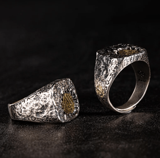 WorldNorse 925 Sterling Silver Nordic Viking Totem Ring - image 5