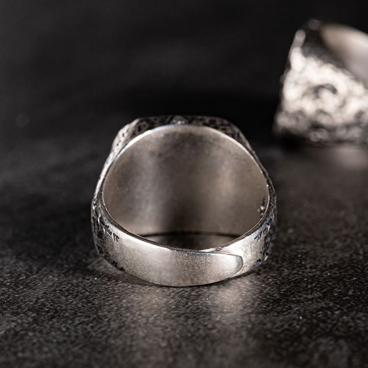 WorldNorse Handcrafted 925 Silver Nordic Viking Totem Ring - image 4