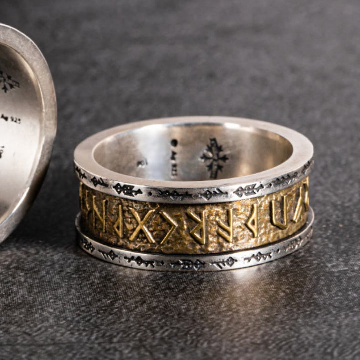 WorldNorse Handcrafted 925 Silver Handcrafted Rune Ring - image 4