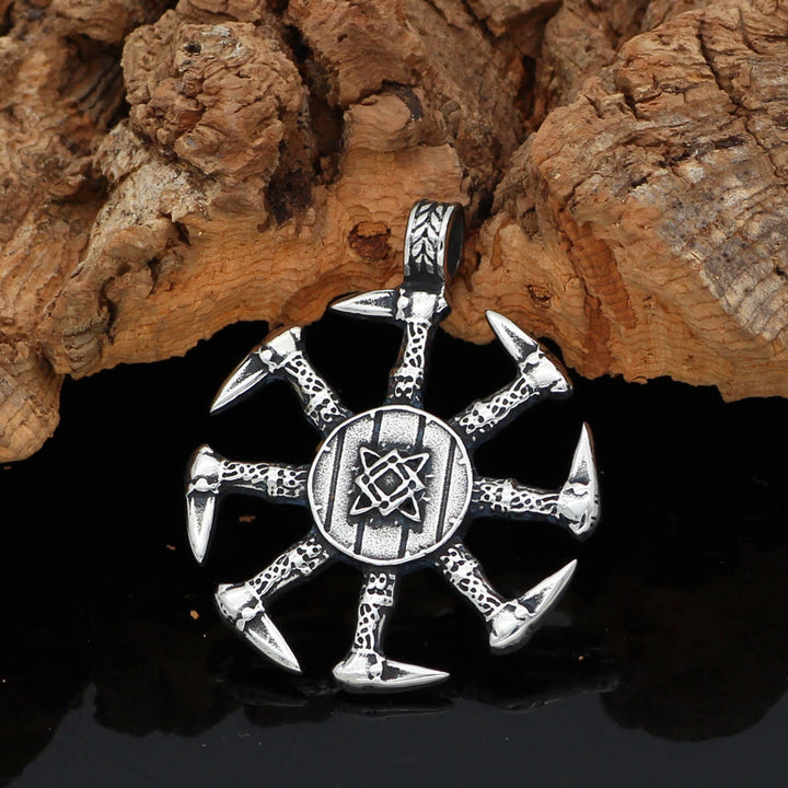 WorldNorse Viking Axe Sunshield Necklace - image 2