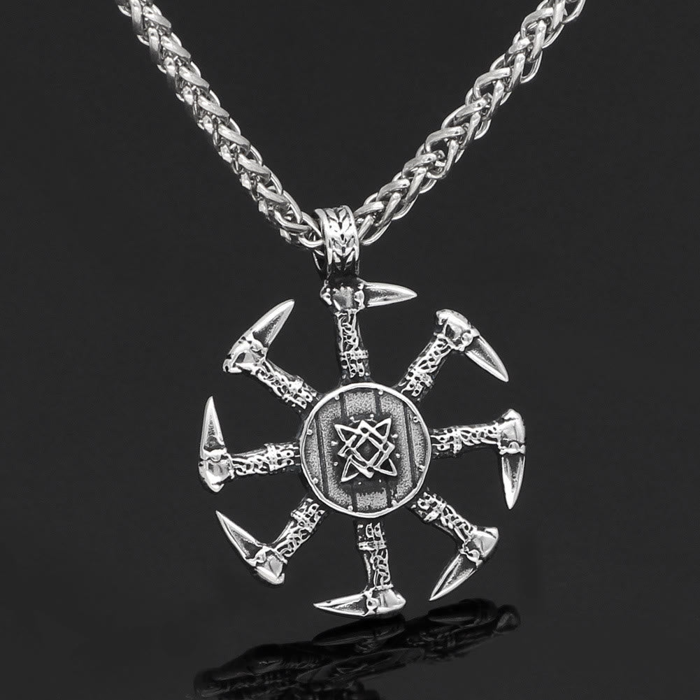 WorldNorse Viking Axe Sunshield Necklace - image 3