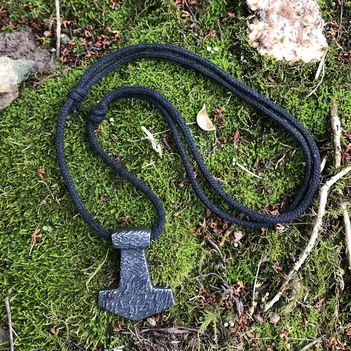 WorldNorse Hand Forged Thors Hammer Necklace - image 3