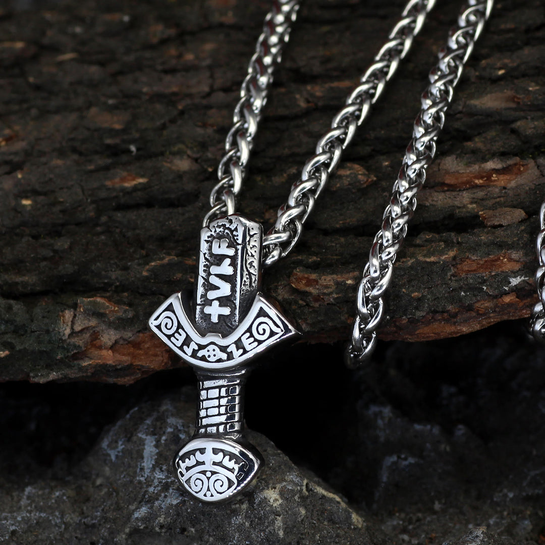 WorldNorse Odin Weapon Sword Rune Necklace - image 2