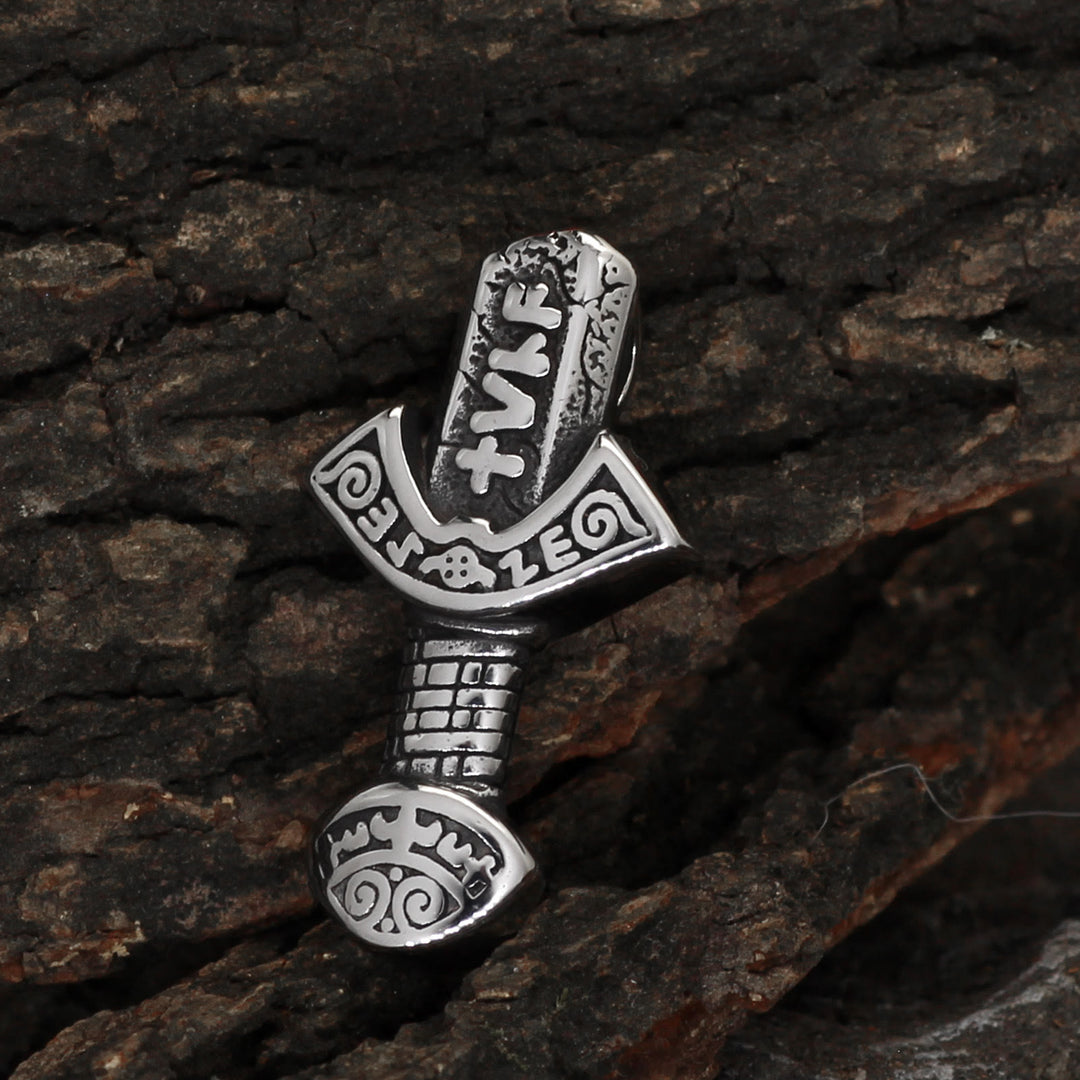 WorldNorse Odin Weapon Sword Rune Necklace - image 1