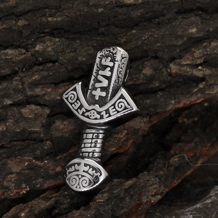 WorldNorse Odin Weapon Sword Rune Necklace - image 1