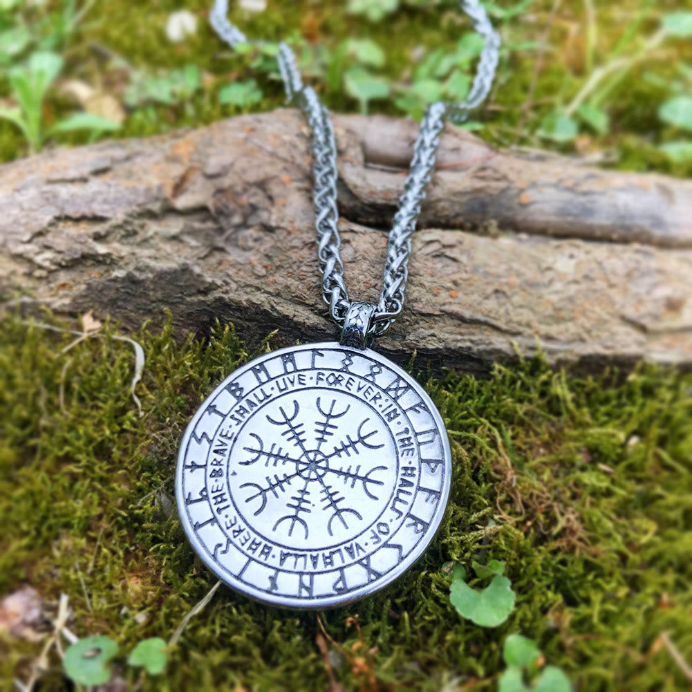 WorldNorse Helm of Awe Pendant Necklace - image 2