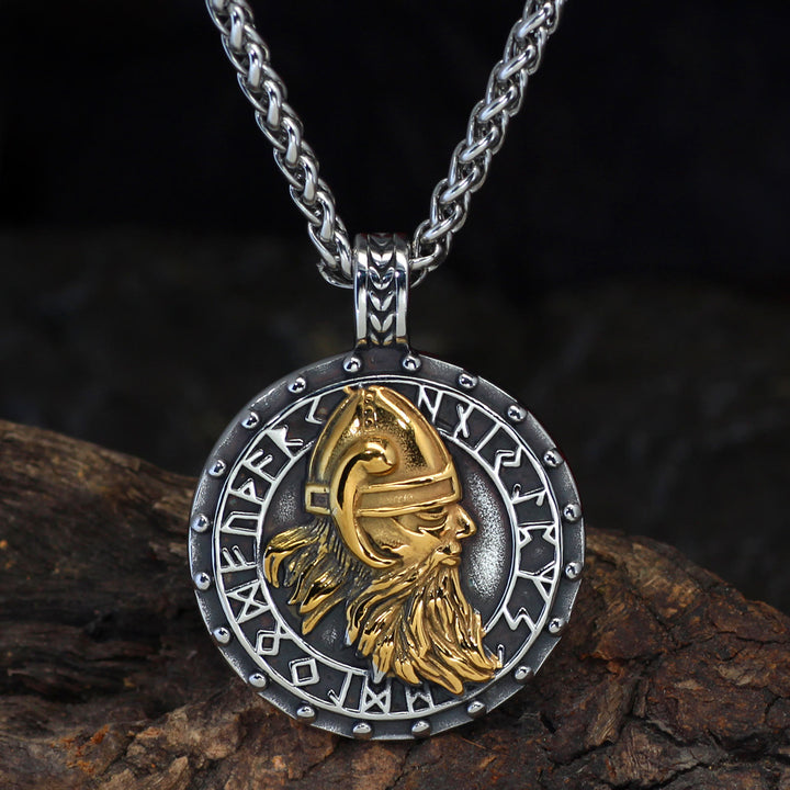 WorldNorse Viking Warrior Odin Rune Necklace - Necklace - image 0