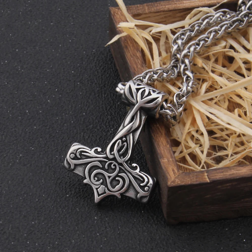 WorldNorse Mjolnir Thor's Hammer Power Necklace