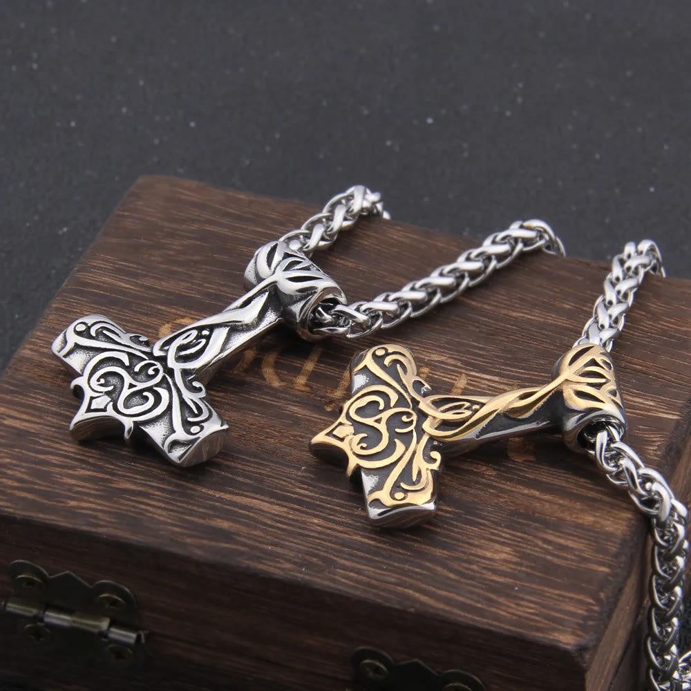 WorldNorse Mjolnir Thor's Hammer Power Necklace