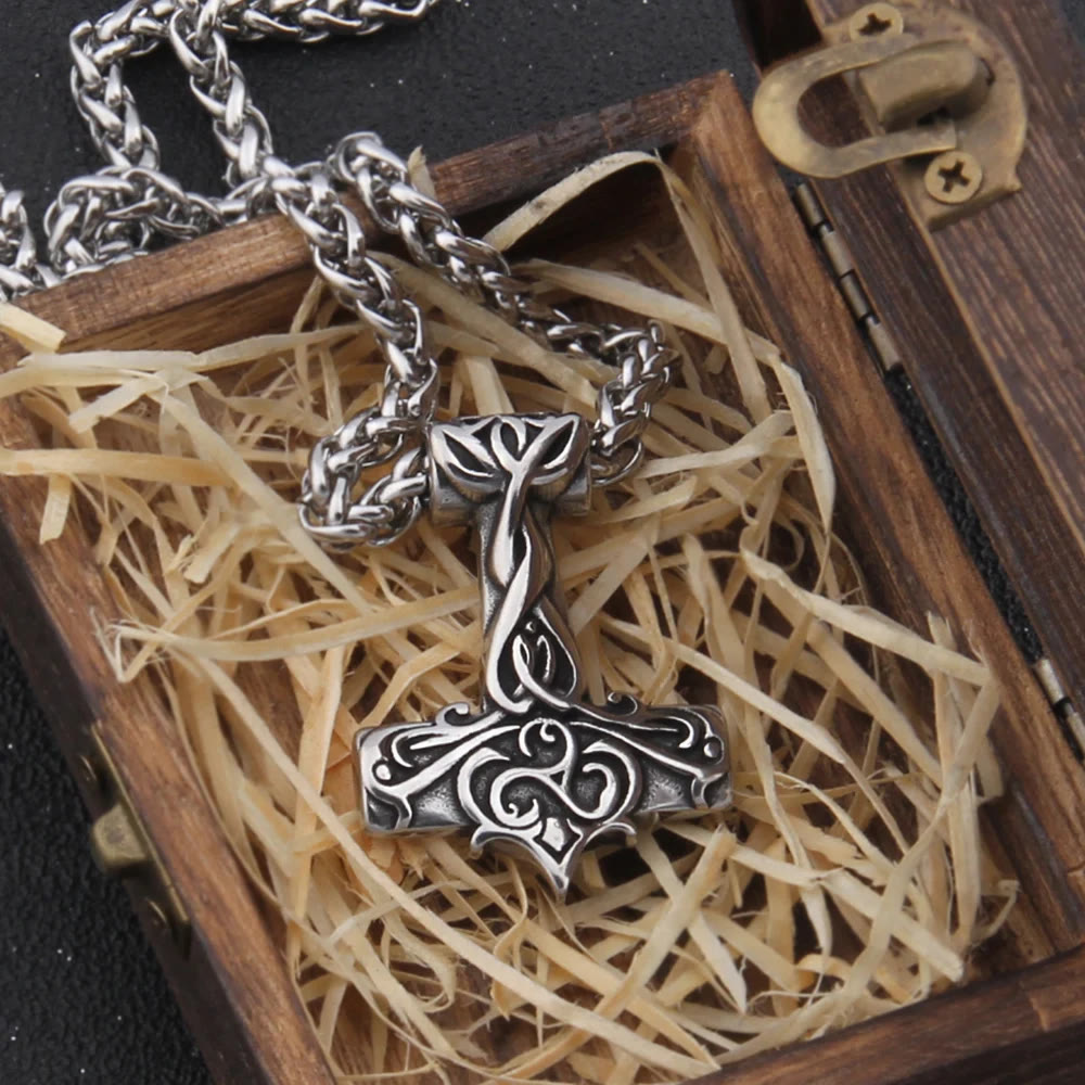 WorldNorse Mjolnir Thor's Hammer Power Necklace