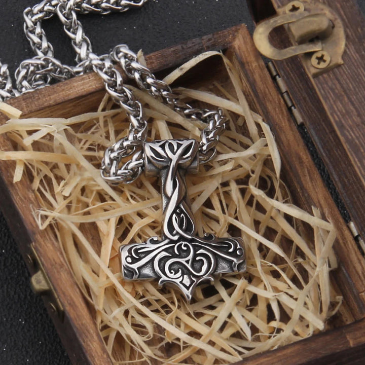 WorldNorse Mjolnir Thor's Hammer Power Necklace