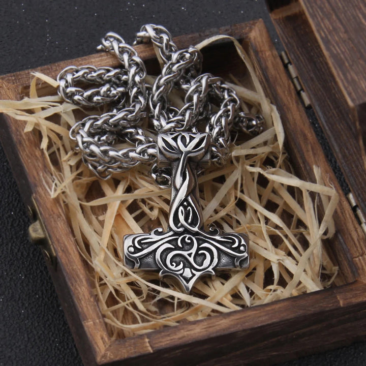 WorldNorse Mjolnir Thor's Hammer Power Necklace