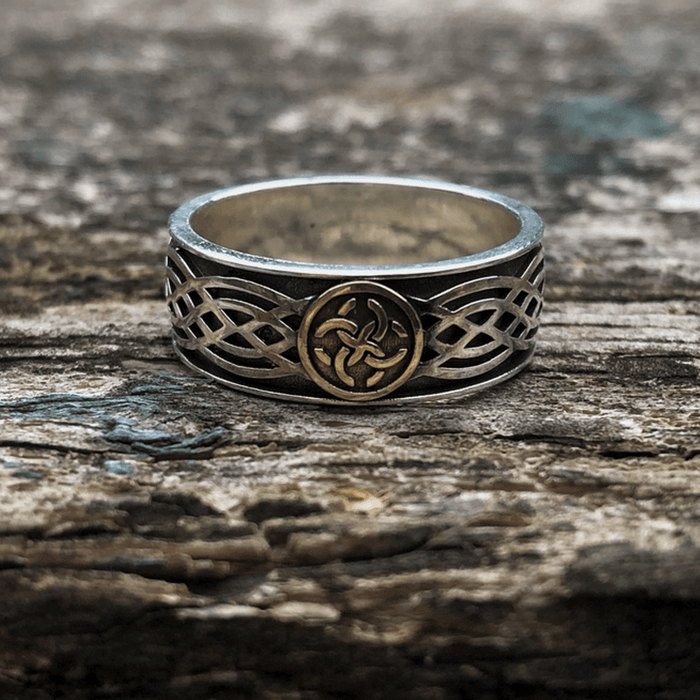 WorldNorse Handcrafted 925 Silver Celtic Amulet Ring - image 4